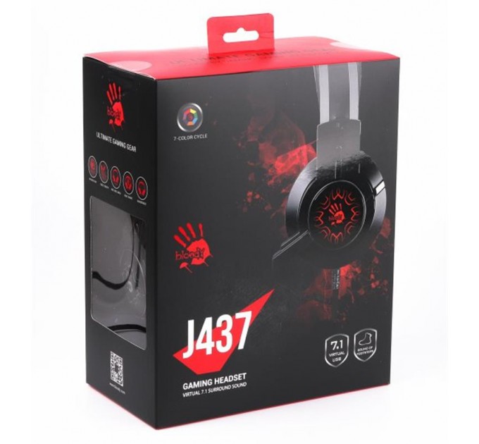 Гарнитура A4Tech Bloody J437 Black