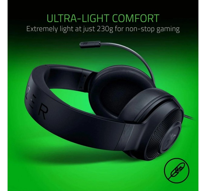 Гарнітура Razer Kraken X Lite Black (RZ04-02950100-R381)