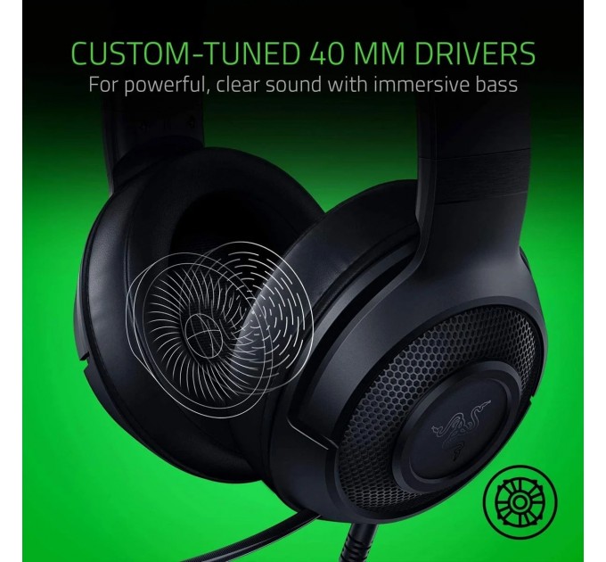 Гарнітура Razer Kraken X Lite Black (RZ04-02950100-R381)