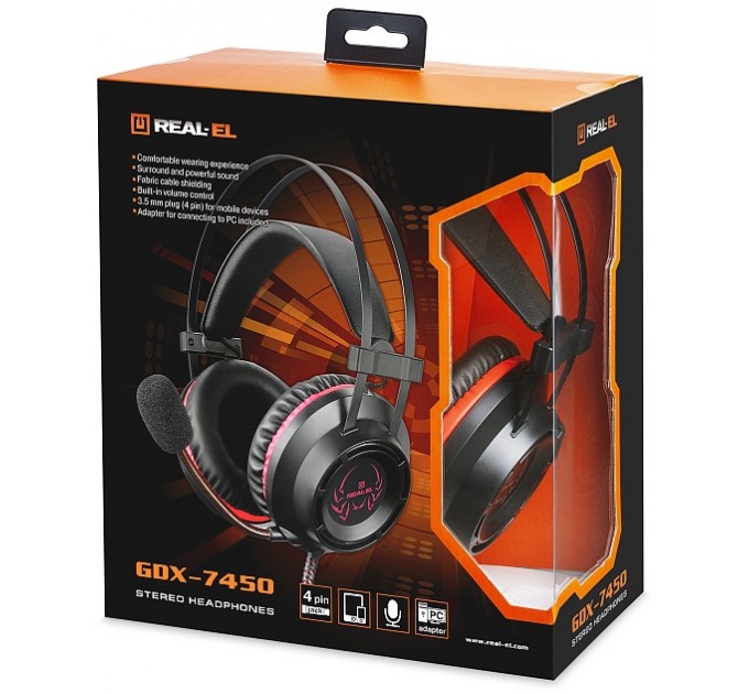 Гарнітура REAL-EL GDX-7450 Black