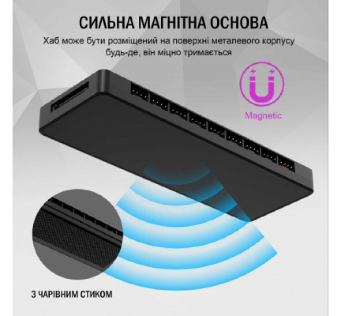 Модуль управління підсвічуванням Zezzio 1 to 9 ARGB PWM HUB