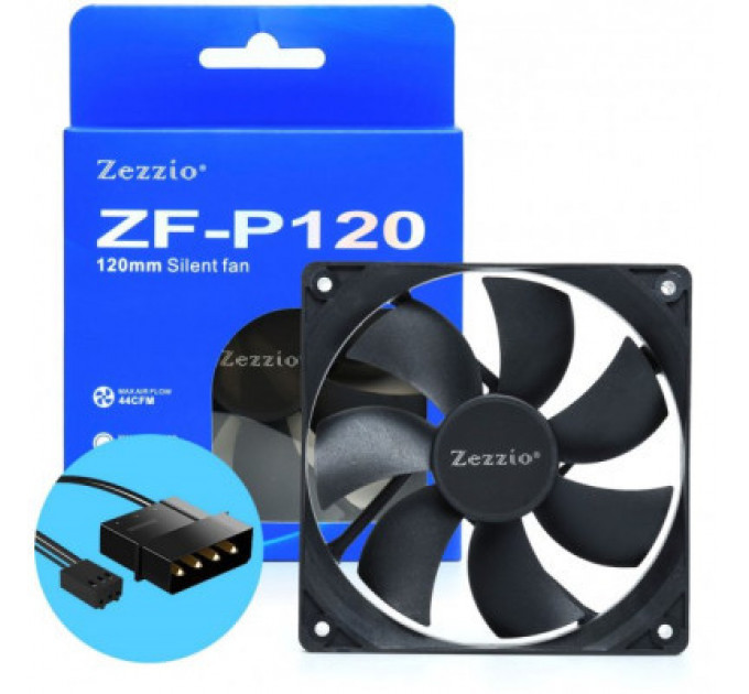 Кулер до корпусу Zezzio ZF-P120