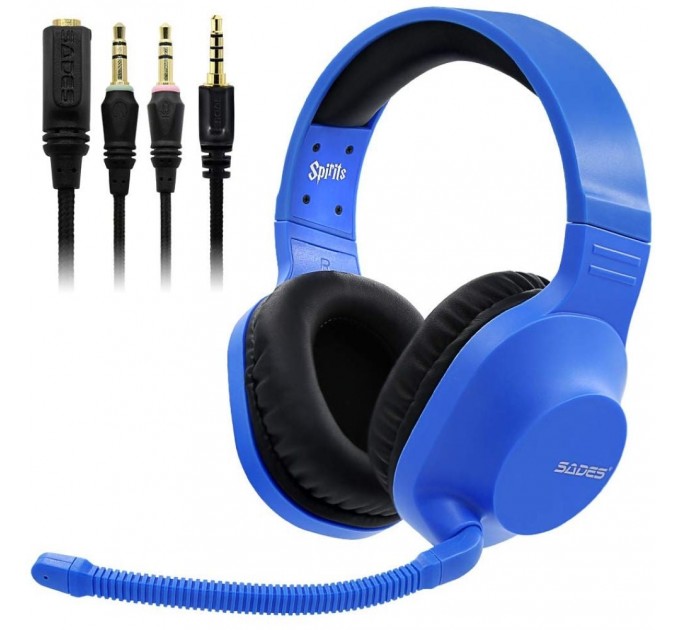 Гарнитура Sades SA-721 Spirits Blue (sa721blj)
