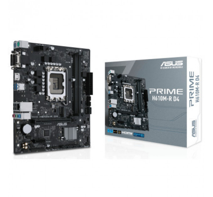 Материнська плата ASUS PRIME H610M-R D4-SI