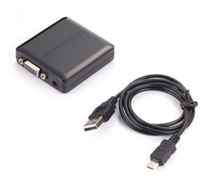 Конвертор HDMI to VGA + R/L (HDCVGA02-M) PowerPlant (CA911493)