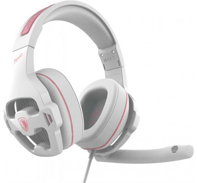 Sades Гарнитура Sades SA-726 Ppower White/Pink (sa726wpj)