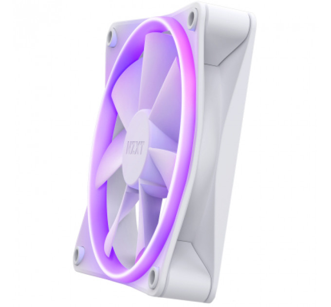 Кулер до корпусу NZXT F120RGB Single (White) (RF-R12SF-W1)