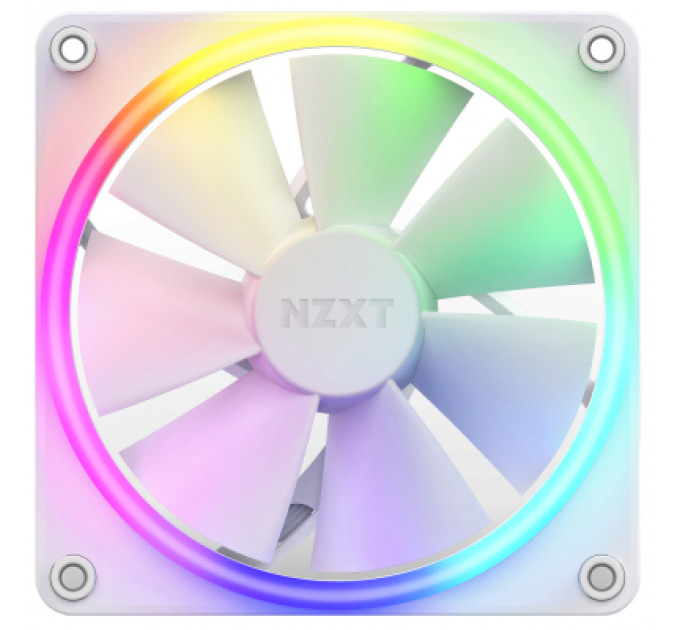Кулер до корпусу NZXT F120RGB Single (White) (RF-R12SF-W1)