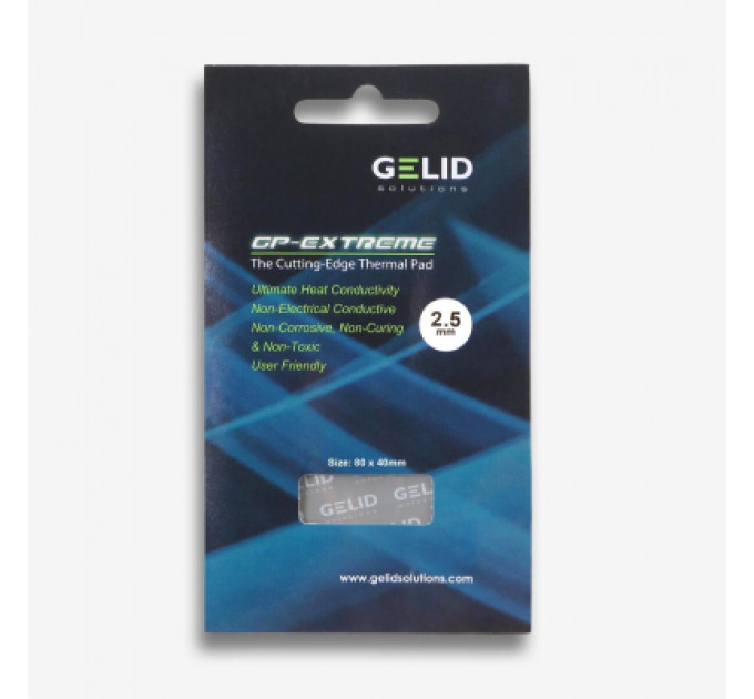 Термопрокладка Gelid Solutions GP-Extreme 80x40x2.5 mm (TP-GP01-F)