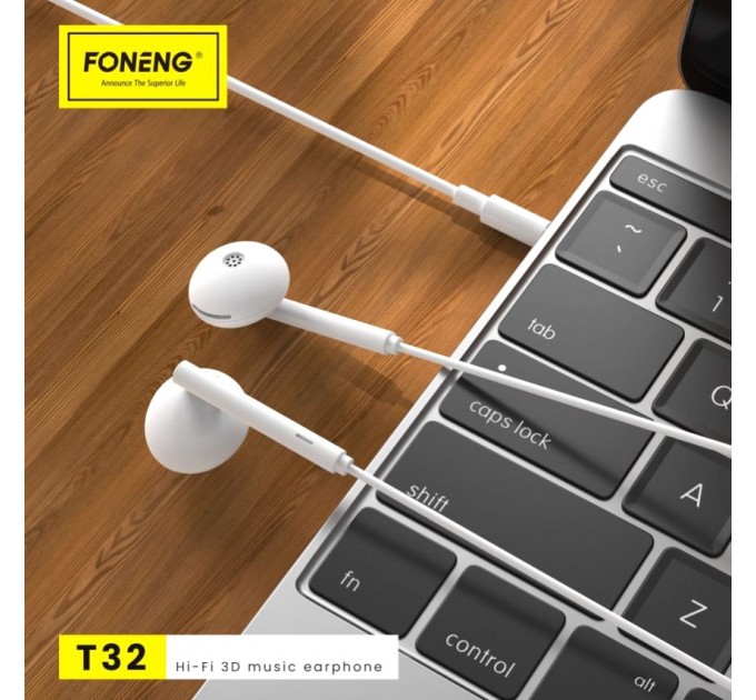 Гарнитура Foneng T32 3D music earphone (T32-E-3DM)