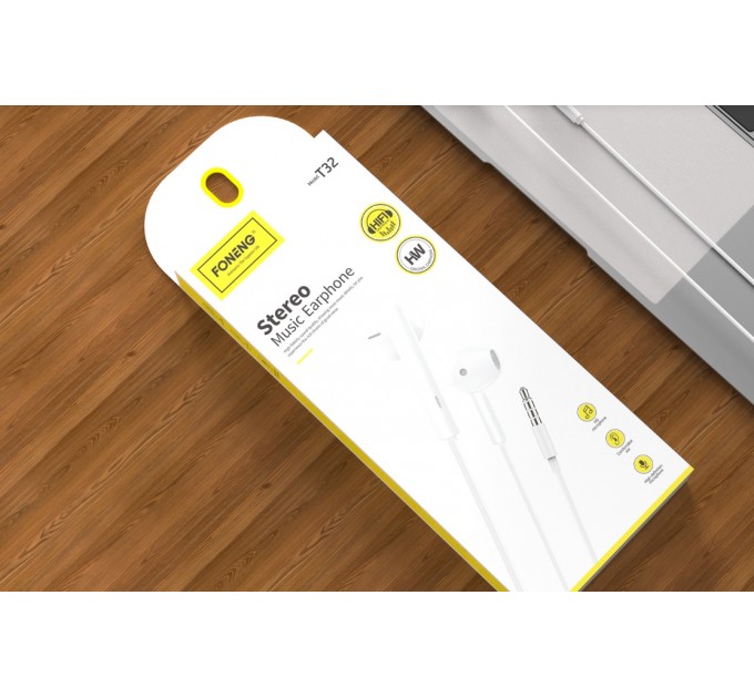 Гарнитура Foneng T32 3D music earphone (T32-E-3DM)
