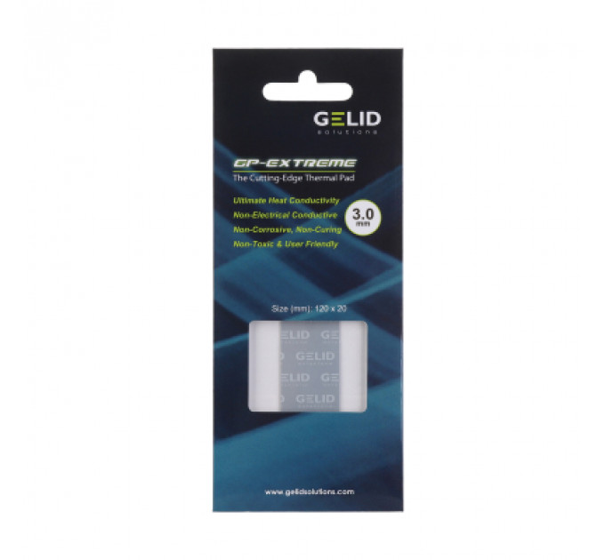Термопрокладка Gelid Solutions GP-Extreme 120x20x3.0 mm (TP-GP05-E)