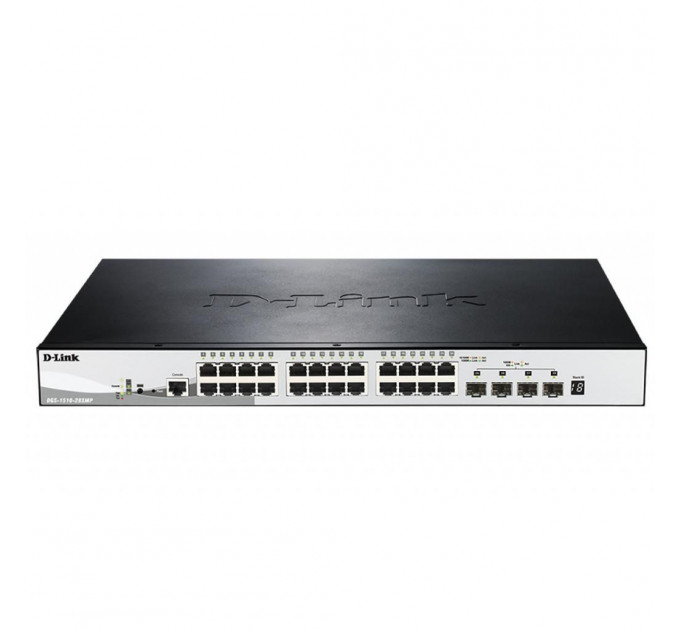 Комутатор мережевий D-Link DGS-1510-28XMP