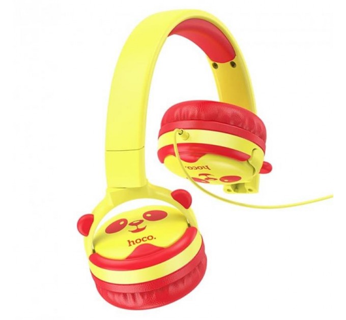 Наушники Hoco W31 Childrens Yellow-Red (W31YR)