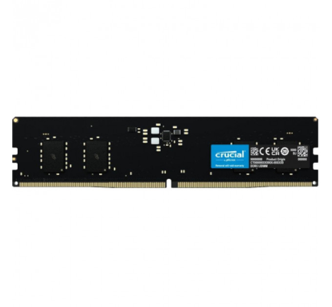 Модуль пам'яті для комп'ютера DDR5 16GB 4800 MHz Micron (CT16G48C40U5)