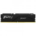Модуль пам'яті для комп'ютера DDR5 16GB 5200 MHz Beast AM5 Black Kingston Fury (ex.HyperX) (KF552C36BBE-16)