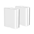ASUS Wi-Fi Mesh система Asus ZenWiFi BQ16 2pk White (90IG08K0-MO3N2V) (WiFi7, BE25000, Quad-band, Broadcom, 1x10GE WAN/LAN, 1x10GE LAN, 1xGE WAN/LAN, 2xGE LAN, 1xUSB 3.0, AiMesh, антенны: 12)