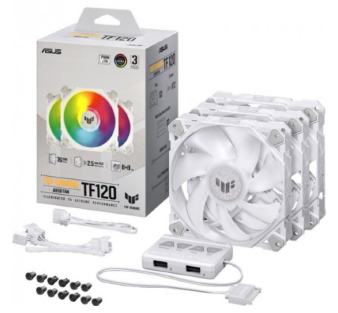 Кулер до корпусу ASUS TUF GAMING TF120 ARGB 3IN1 (90DA0033-B09030)