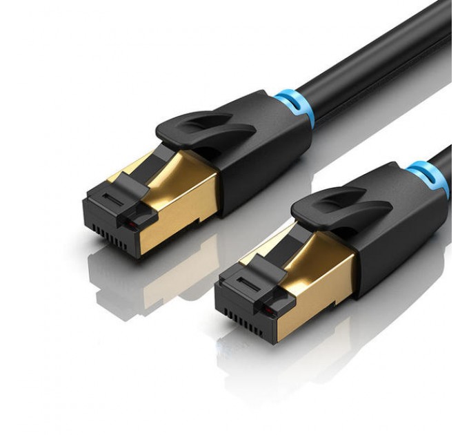 Vention Патч-корд Vention CAT 8 SFTP Ethernet, 1 m, Black (IKABF)