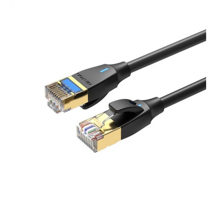 Vention Патч-корд Vention CAT 8 SFTP Ethernet Slim Type, 2 m, Black (IKIBH)