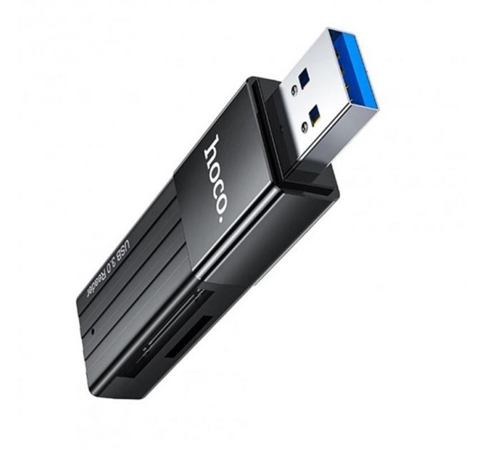 HOCO Кардридер USB3.0 Hoco HB20 Black (HB20U3)