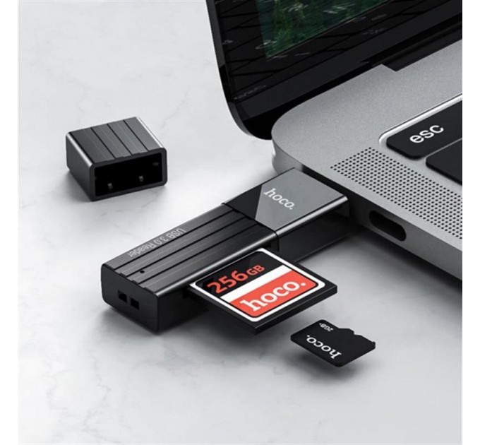 HOCO Кардридер USB3.0 Hoco HB20 Black (HB20U3)