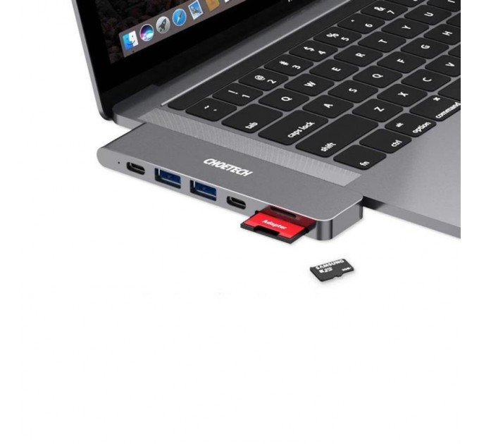 Концентратор Choetech HUB-M14 7 in 1 USB-C Multiport Adapter