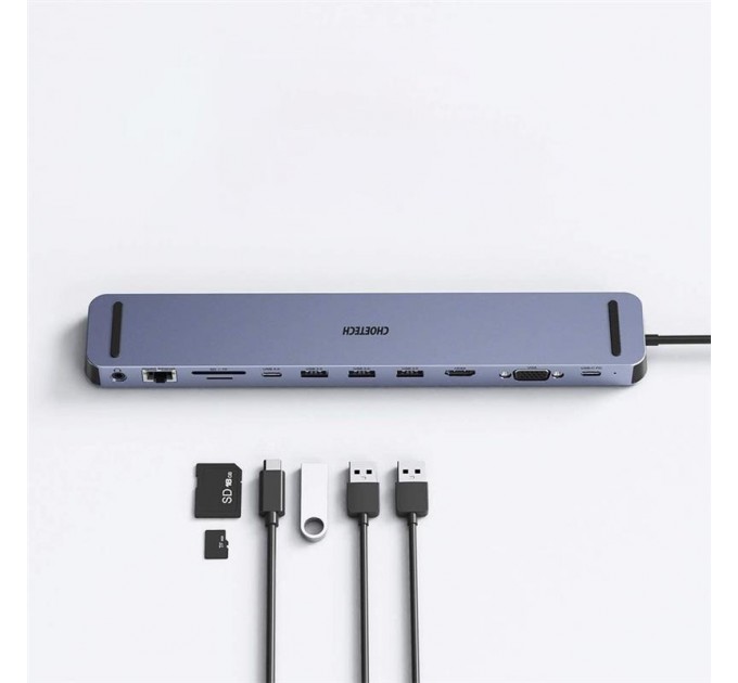 Концентратор Choetech HUB-M20 11 in 1 USB-C Multiport HUB Station
