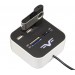 Frime Концентратор USB 2.0 Frime 3хUSB2.0, SD, MS, TF Black/White (FHC-AllinOne3p2W)