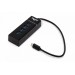 Frime Концентратор USB Frime (1х3.0&3x2.0) Type-C Black (FH-20060)