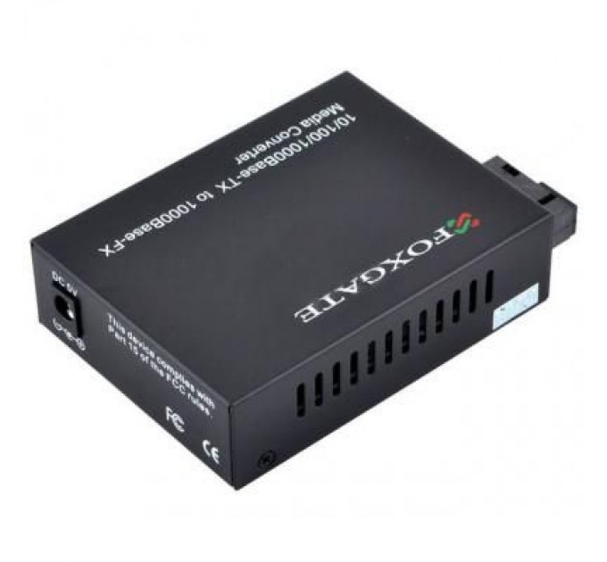 FoxGate Медіаконвертер EC-Q-1G-1SM-1310nm-20 FoxGate