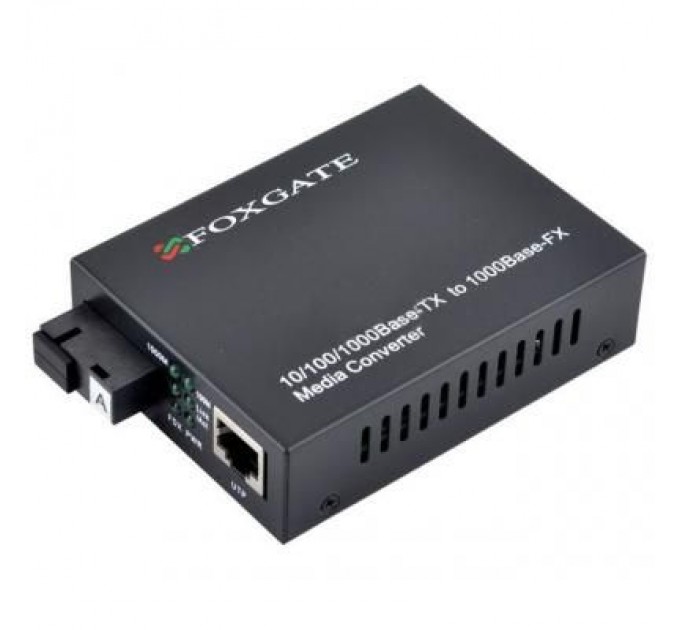 FoxGate Медіаконвертер EC-Q-1G-1SM-1310nm-20 FoxGate