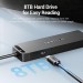 Vention Концентратор Vention 4-Port с micro USB питанием 0.15M Black (CHLBB)