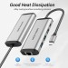 Vention Концентратор Vention USB-C 3-Port, RJ-45, PD, 0.15 m (TGDHB)
