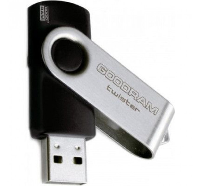 USB флеш накопичувач Goodram 16GB Twister Black USB 2.0 (UTS2-0160K0R11)