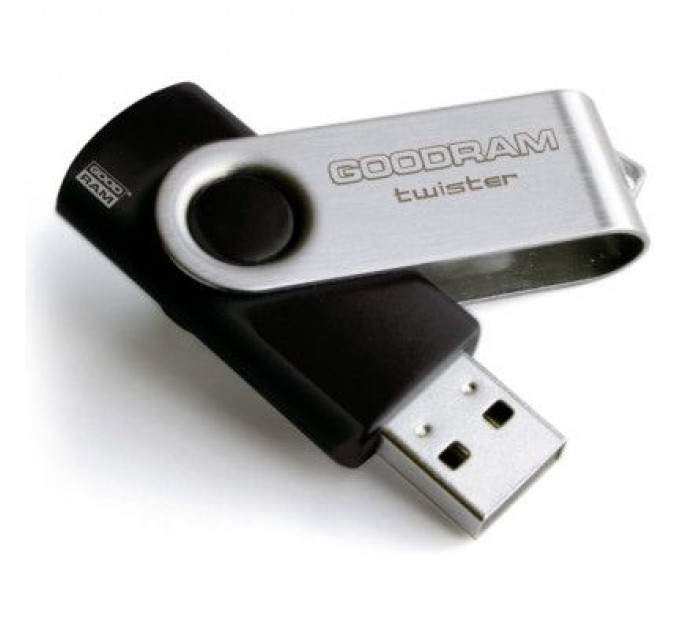USB флеш накопичувач Goodram 16GB Twister Black USB 2.0 (UTS2-0160K0R11)