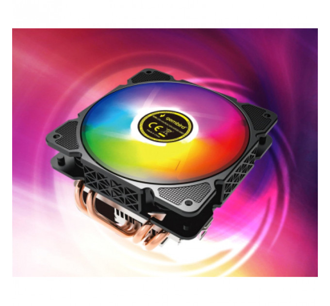 Кулер до процесора Gembird CPU-HURACAN-ARGB-X140