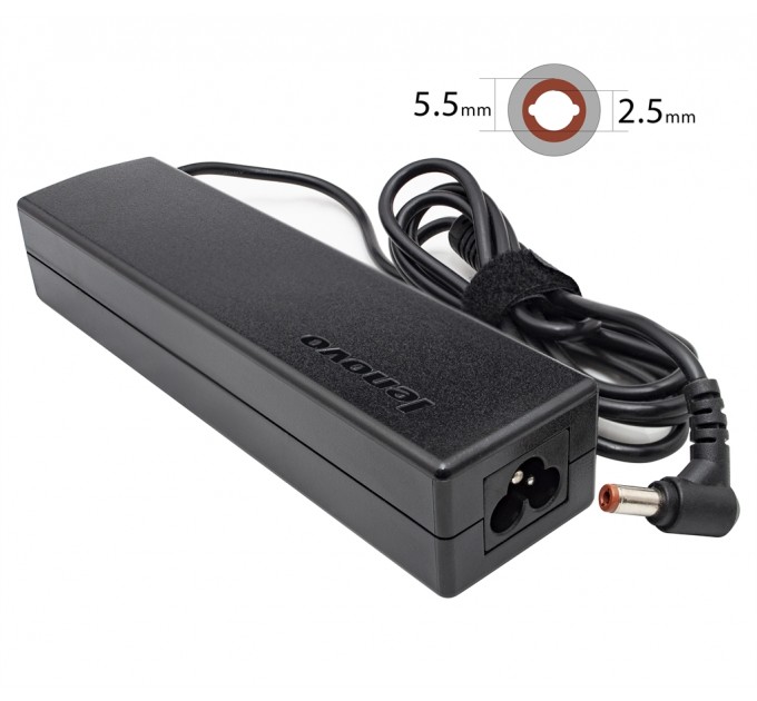 Lenovo_ Блок питания для ноутбука Lenovo 20V 4.5A 90W 5.5х2.5мм без каб. пит. (AD107012), Long Shape, bulk