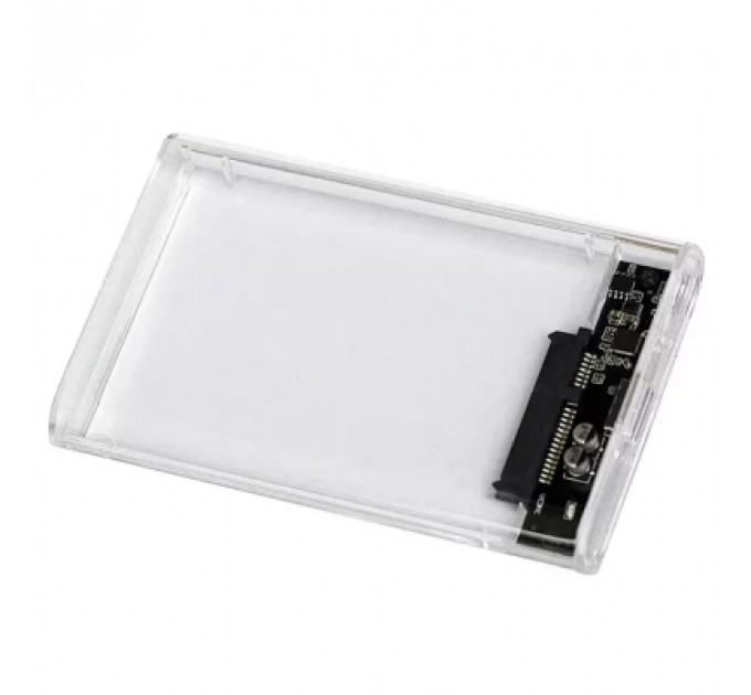 Кишеня зовнішня AgeStar 2.5", USB 3.2, 12.5 mm /15 mm HDD/SSD Transparent (3UB2P6 (Transparent))