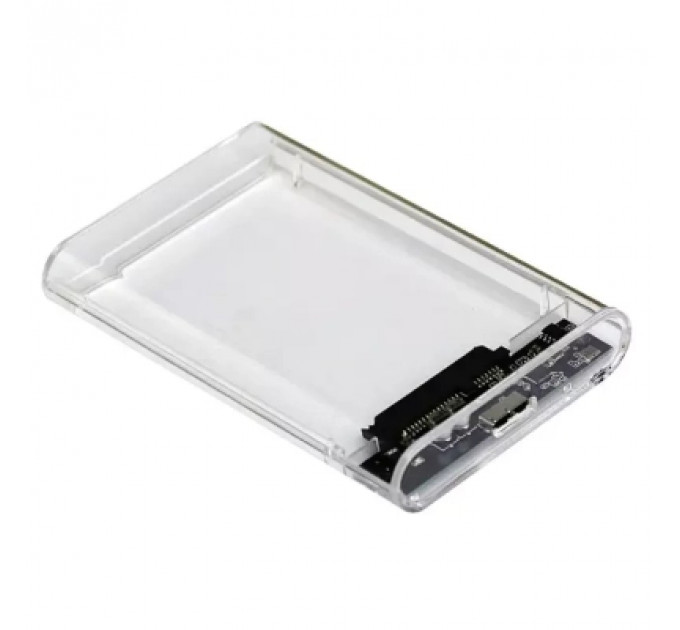 Кишеня зовнішня AgeStar 2.5", USB 3.2, 12.5 mm /15 mm HDD/SSD Transparent (3UB2P6 (Transparent))