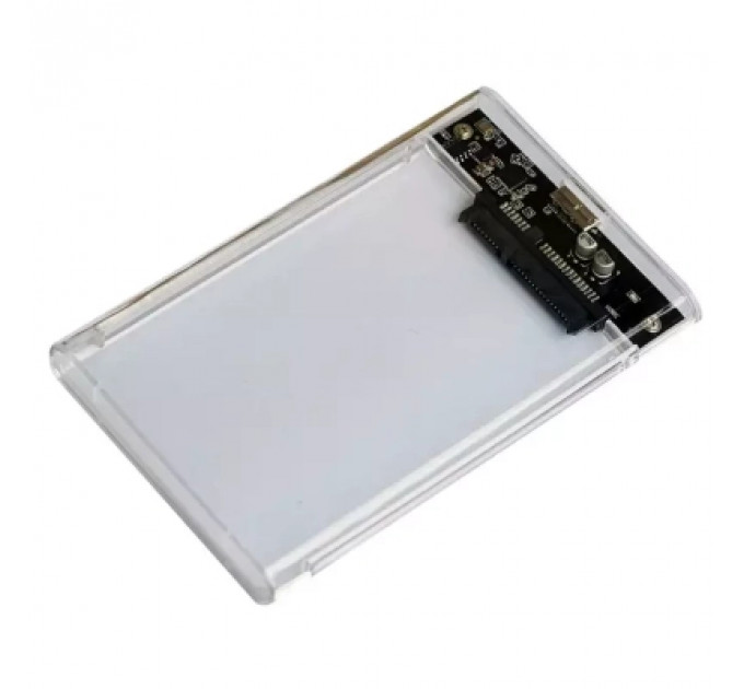 Кишеня зовнішня AgeStar 2.5", USB 3.2, 9.5 mm / 7 mm HDD/SSD, Transparent (3UB2P4C (Transparent))