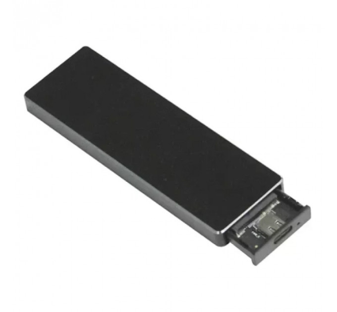 Кишеня зовнішня AgeStar M2 SATANVME metal black (31UBVS6C (Black))