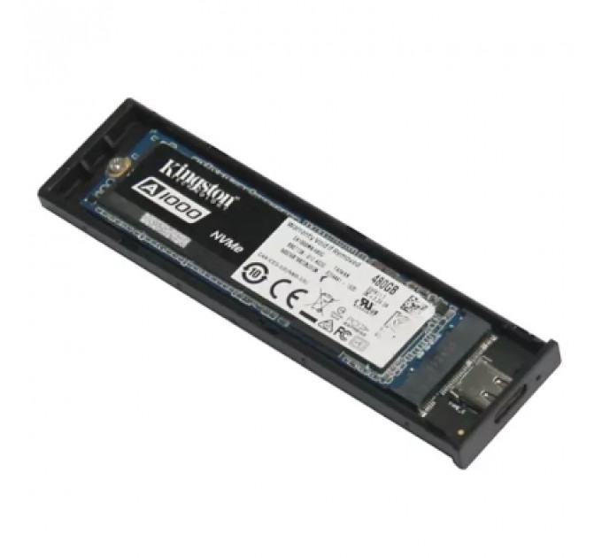 Кишеня зовнішня AgeStar M2 SATANVME metal black (31UBVS6C (Black))