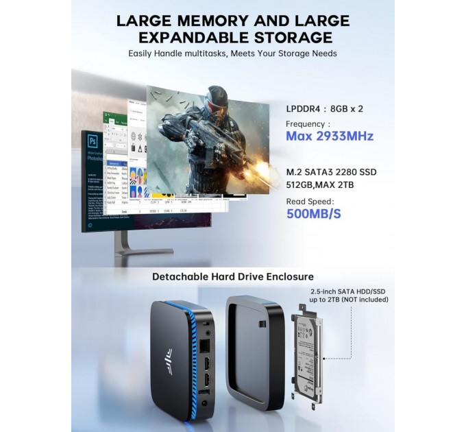 Неттоп AceMagician AK1 Pro (665878527426)