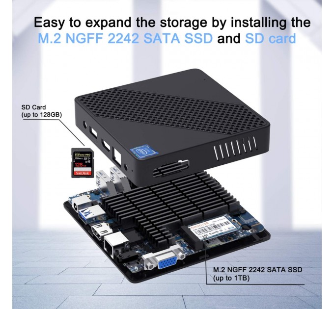 Minisforum Неттоп Minisforum N40 (754111105856)