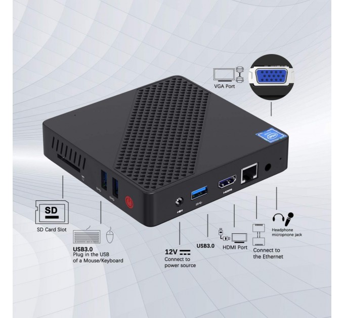 Minisforum Неттоп Minisforum N40 (754111105856)