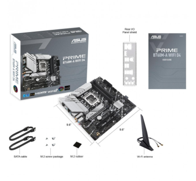 Материнська плата ASUS PRIME B760M-A WIFI D4