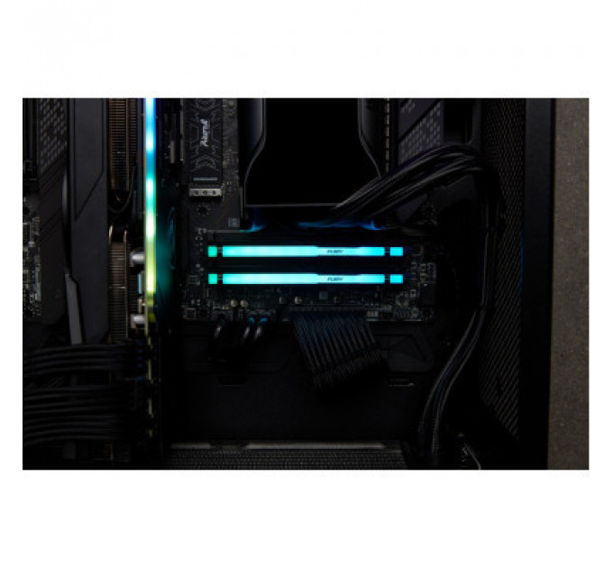 Модуль пам'яті для комп'ютера DDR5 32GB 5200 MHz Beast RGB Kingston Fury (ex.HyperX) (KF552C40BBA-32)