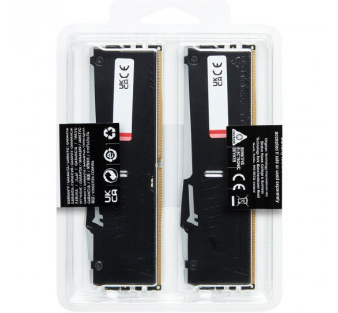 Модуль пам'яті для комп'ютера DDR5 32GB 5200 MHz Beast RGB Kingston Fury (ex.HyperX) (KF552C40BBA-32)