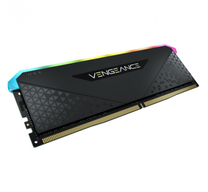 Модуль пам'яті для комп'ютера DDR4 16GB 3600 MHz Vengeance RGB RS Black Corsair (CMG16GX4M1D3600C18)